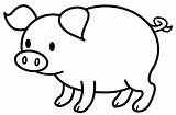 Pigs Porcos Comendo Colorir Cerdo Colouring Cerdos Tudodesenhos  sketch template