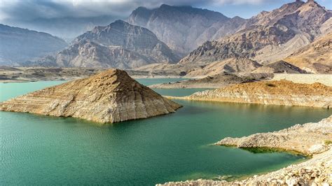 Fond d'écran : Oman, Montagnes, Lac, réservoir, paysage, eau 1920x1080 ...