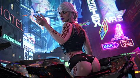 Online crop | HD wallpaper: cyberpunk, neon, futuristic, science fiction, neon lights ...