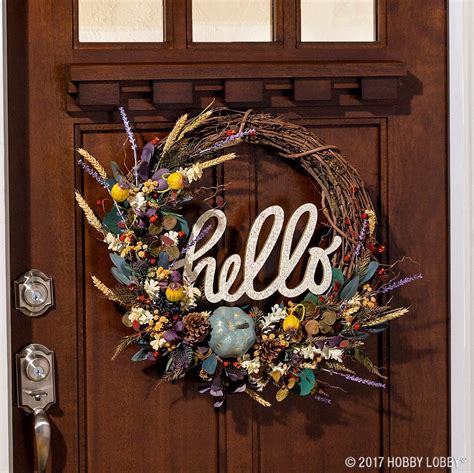 Hobby Lobby on Instagram: “A DIY wreath is an easy way to greet the fall season #HobbyLobbyStyle ...
