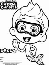 Bubble Guppies Coloring Pages Printable Bubbles Einsteins Little Deema  sketch template