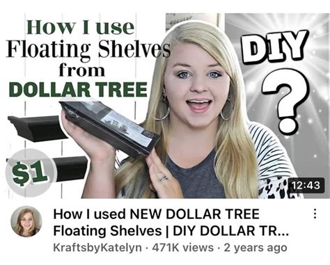 Floating Shelves Diy, Dollar Tree, Vacuum Cleaner, Tutorials, Home Appliances, House Appliances ...