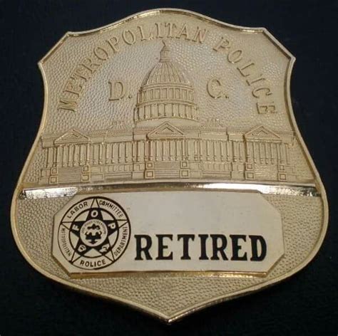 DC FOP Retired | Police badge, Military appreciation, Military badges