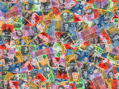 Australian Money Background (Seamless) Stock Illustration | Adobe Stock