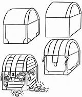 Lets Learn To Draw Treasure Chest Coloring Page  Kids Play Color sketch template