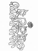 Ponyville coloring Pages sketch template