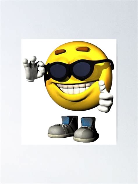 "Smile Meme Guy" Poster for Sale by saintbrodie | Redbubble