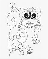 Coloring Pages Owls  Cute Owl Clipart Black And White HD Png Download sketch template