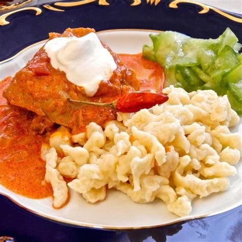 Hungarian Chicken Paprika with Nokedli Recipe (Paprikás Csirke) - Culinary Hungary Hungarian ...