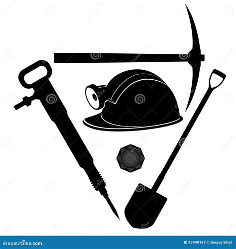 Miner Tool Stock Vector - Image: 43449189