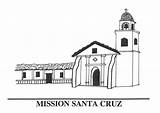 Mobile/santa Cruz Mission Coloring Page Coloring Pages sketch template