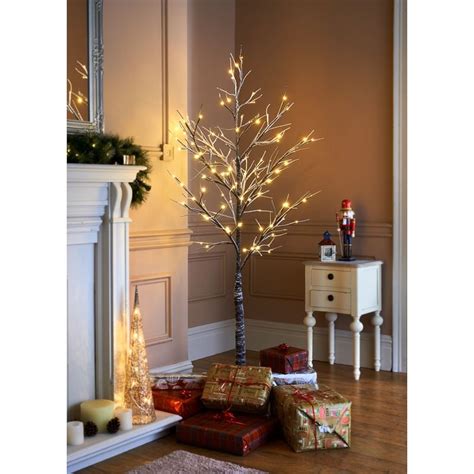 Snowy Twig Tree 6ft | Christmas Trees - B&M | Twig christmas tree, Twig christmas trees, White ...