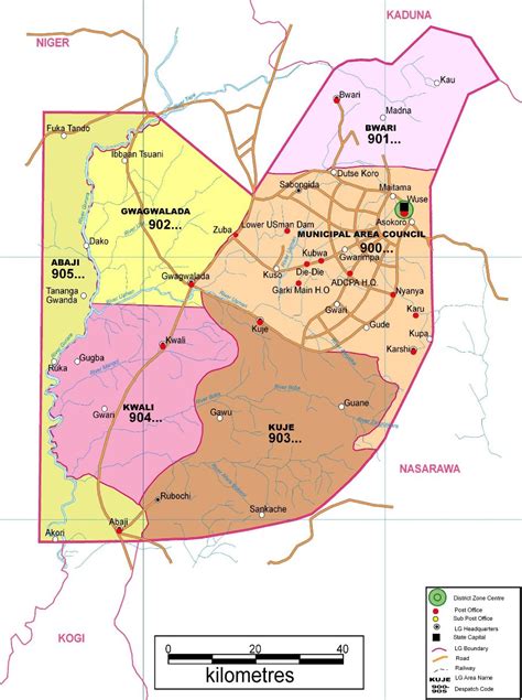 FCT-Abuja-Postcode-Map - Premium Times Opinion