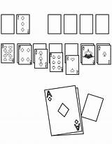 Card Game coloring Pages sketch template