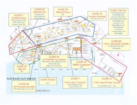 Naval Base San Diego Map