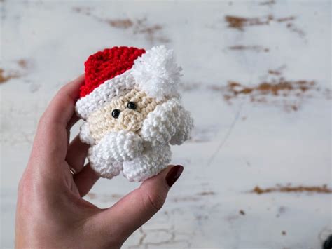 Crochet Santa Claus Christmas Ornament • Sewrella