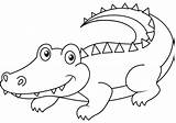 Cute Alligator coloring Page  Free Printable Coloring Pages sketch template