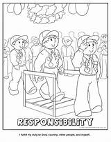 Collection Of Cub Scout Coloring Pages  Free Printable sketch template