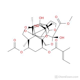 11-epi-Azadirachtin D Structure - C34H44O14 - Over 100 million chemical compounds | CCDDS