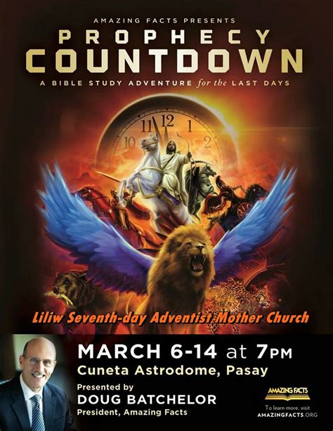 Liliw Seventh-day Adventist Church : Prophecy Countdown in Manila