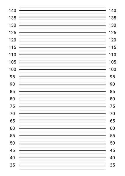 Prison Height Chart stock vectors - iStock