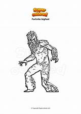 Coloring Pages Bigfoot sketch template