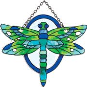 Sun Catchers | Suncatchers at Online Discount Mart | Hand painting art, Blue dragonfly, Stained ...