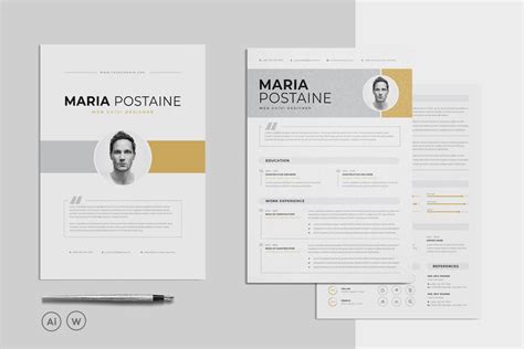 Resume, Graphic Templates - Envato Elements