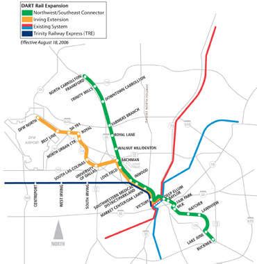 Dallas Area Rapid Transit (DART) Light Rail System - Railway Technology