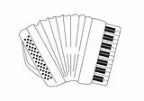 Accordion Coloring Pages sketch template