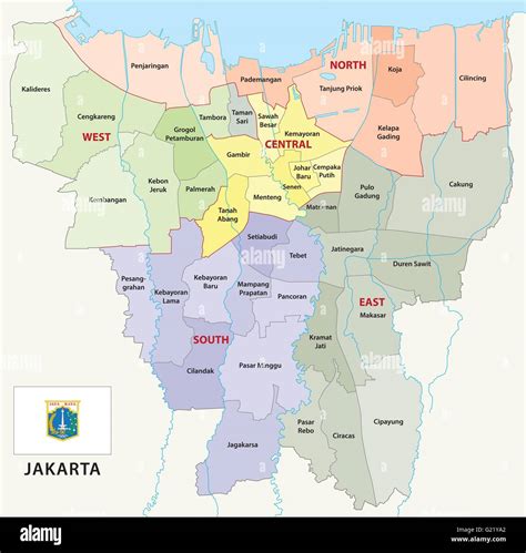 Peta Jakarta Jakarta Jakarta City Map - vrogue.co