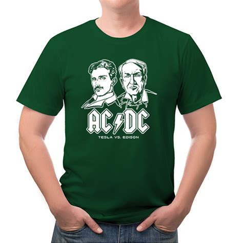 Sötétzöld AC-DC póló