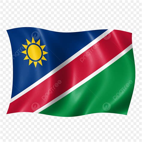 Namibia Flag Clipart PNG Images, Namibia Waving Flag, Waving, Flag ...