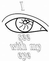 Eye Coloring Pages For Preschool At GetDrawings  Free Download sketch template