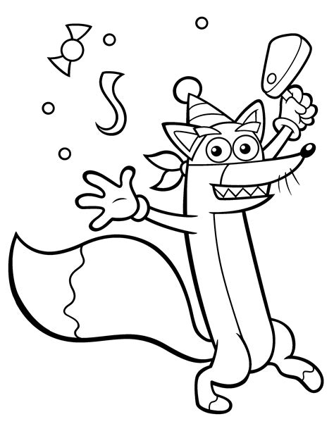 10 Pics Of Swiper Fox Coloring Page Dora The Explorer Swiper | Images ...