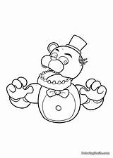 FNAF Animatronic Coloring Pages  Download Or Print For Free sketch template