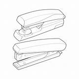 Stapler Coloring Pages For Kids To Print Sketch Page sketch template