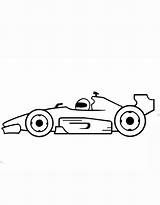 Formula 1 Race Car Coloring Page sketch template