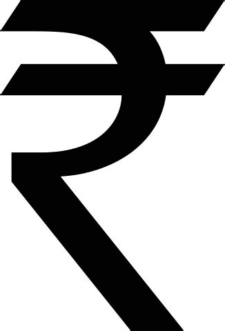 Rupee Symbol Svg