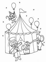 Cirque Coloriage Coloriages Dover Sketch Coloring Page sketch template