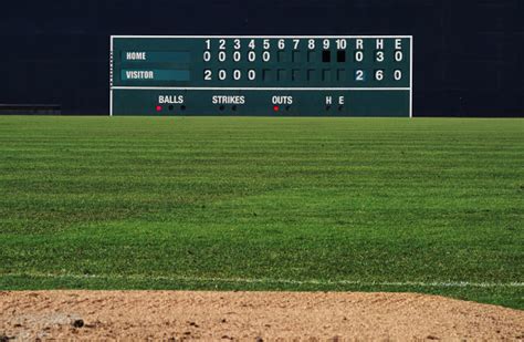 Vintage Baseball Scoreboard Stock Photo - Download Image Now - iStock