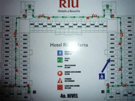 Room Map - Picture of Hotel Riu Vallarta, Nuevo Vallarta - TripAdvisor