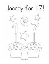Hooray For 15 Coloring Page  Twisty Noodle sketch template