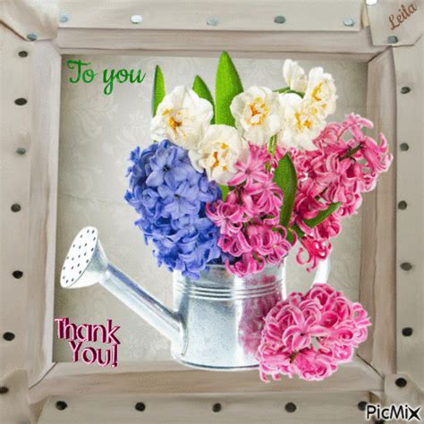 Thank You Flowers Gif