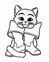 Puss In Boots Coloring Pages Printable  And Enjoyable Learning sketch template