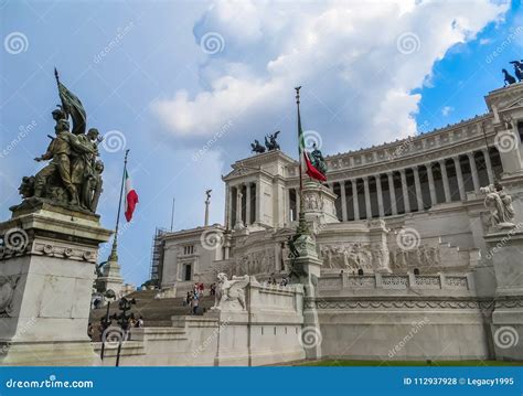 Monument of Victor Emmanuel II Editorial Stock Photo - Image of victor, historic: 112937928