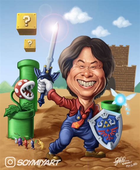 Shigeru Miyamoto - Caricature by Zalo1989 on DeviantArt