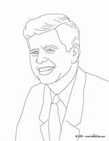 John F Kennedy Coloring Pages  Nation sketch template