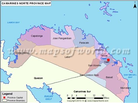 Camarines Norte Philippines Map