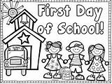 First Day Of Kindergarten Coloring Page Kids  sketch template